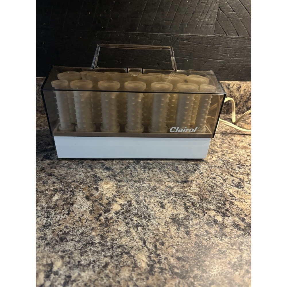 Clairol 20 Instant Hairsetter C20 S-Z Hot Rollers Curlers Vintage